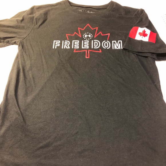Under Armour Canada shirt & moose Canada T-shirt Tee both Youth XL (14-16) - Picture 2 of 8